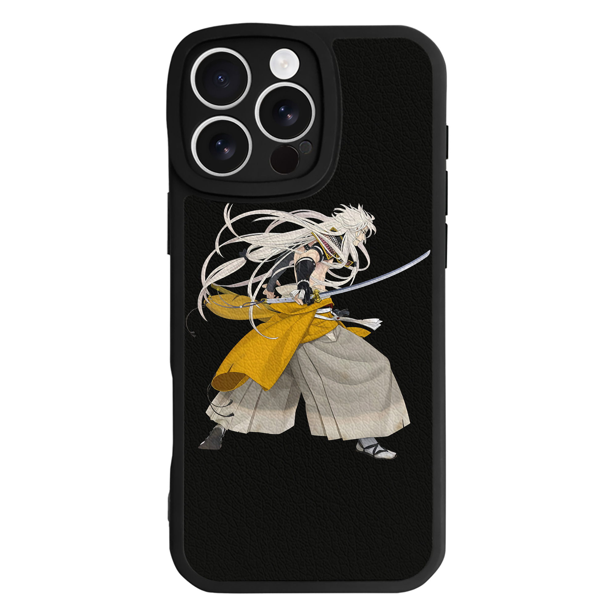 （画像用） 刀剣乱舞 Touken Ranbu 【iPhone 16シリーズ対応】シリコンスマホケース（レザー調） 材質：シリコン